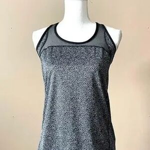 Nike Gray and Black Sleeveless Tank Top